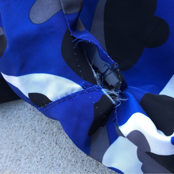 BAPE Bathing Ape Blue Camouflage Shark Hood Full-Zip Windbreaker Jacket - Picture 12 of 16